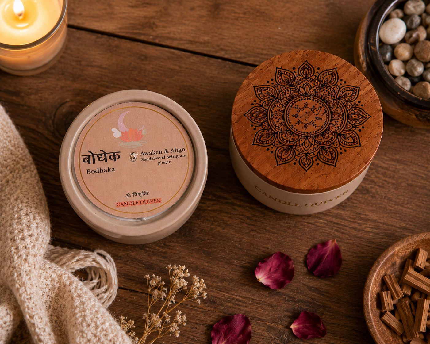 Bodhaka Aromatherapy Candle - Awaken & Align