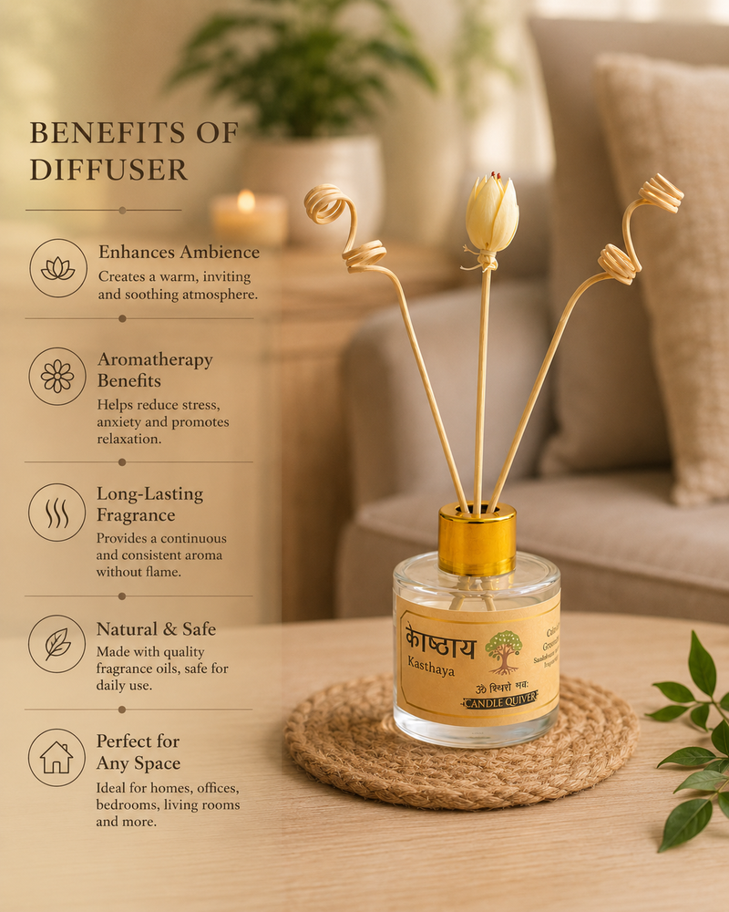 Kasthaya Reed Diffuser - Calm & Grounded