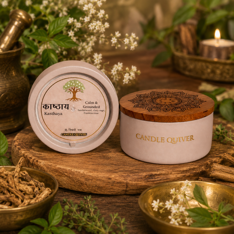 Kasthaya Aromatherapy Candle - Calm & Grounded
