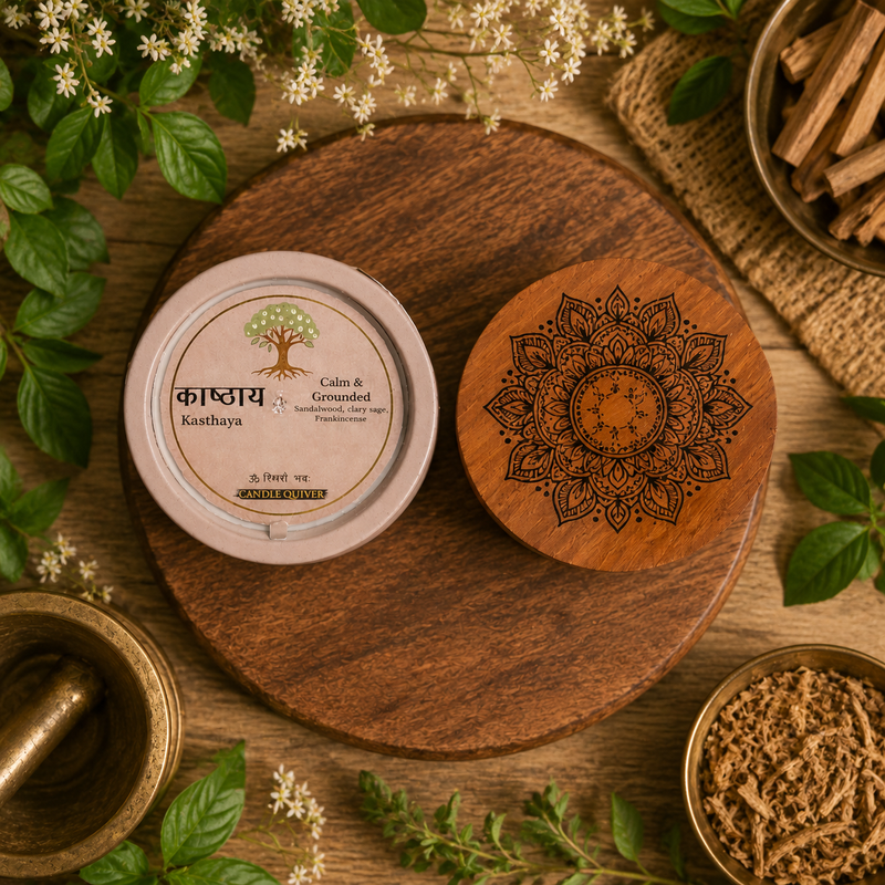Kasthaya Aromatherapy Candle - Calm & Grounded