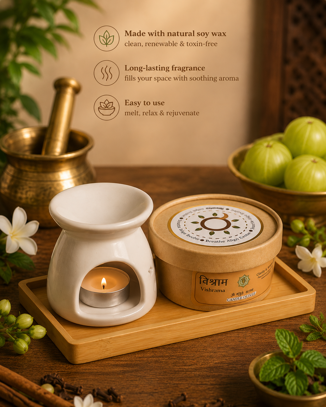 Vishrama Aromatherapy Wax Melts - Clarity & Detox