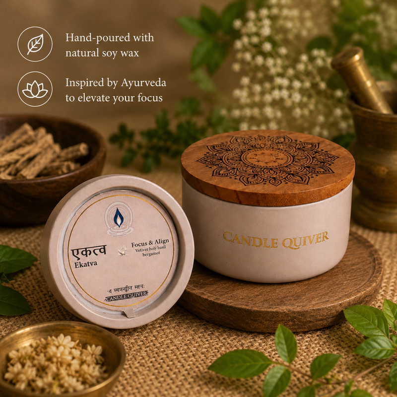 Ekatva Aromatherapy Candle - Focus & Align