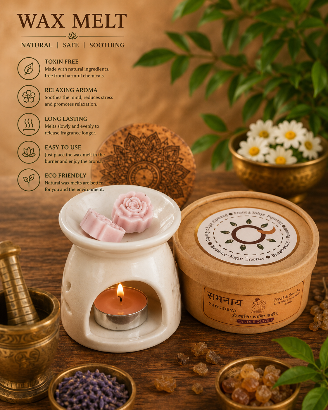 Samanaya Aromatherapy Wax Melts - Heal & Soothe