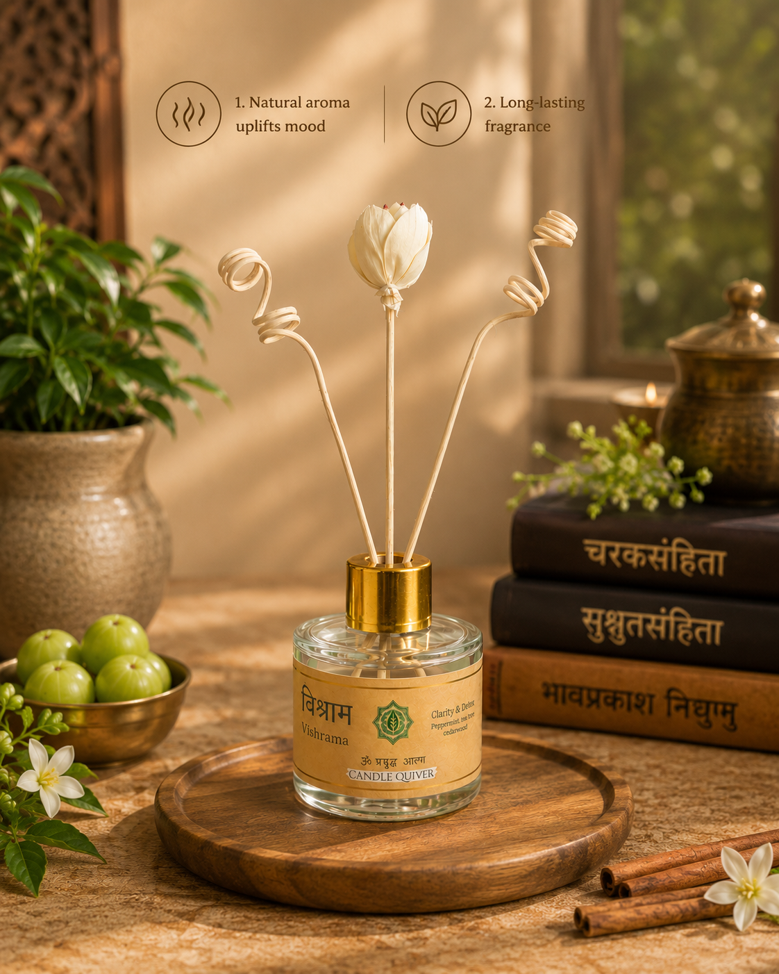 Vishrama Reed Diffuser - Clarity & Detox