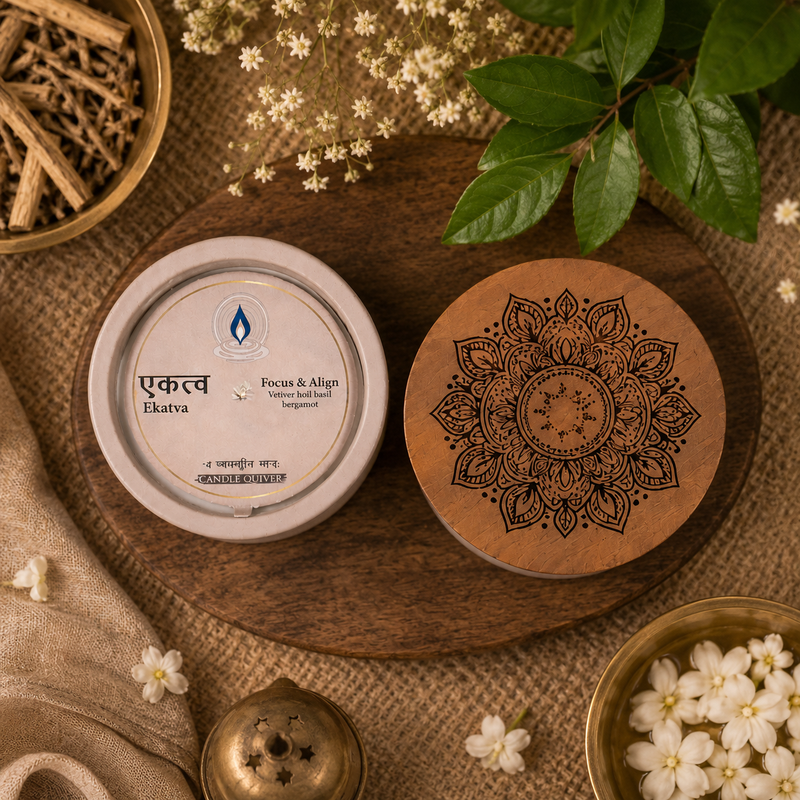 Ekatva Aromatherapy Candle - Focus & Align