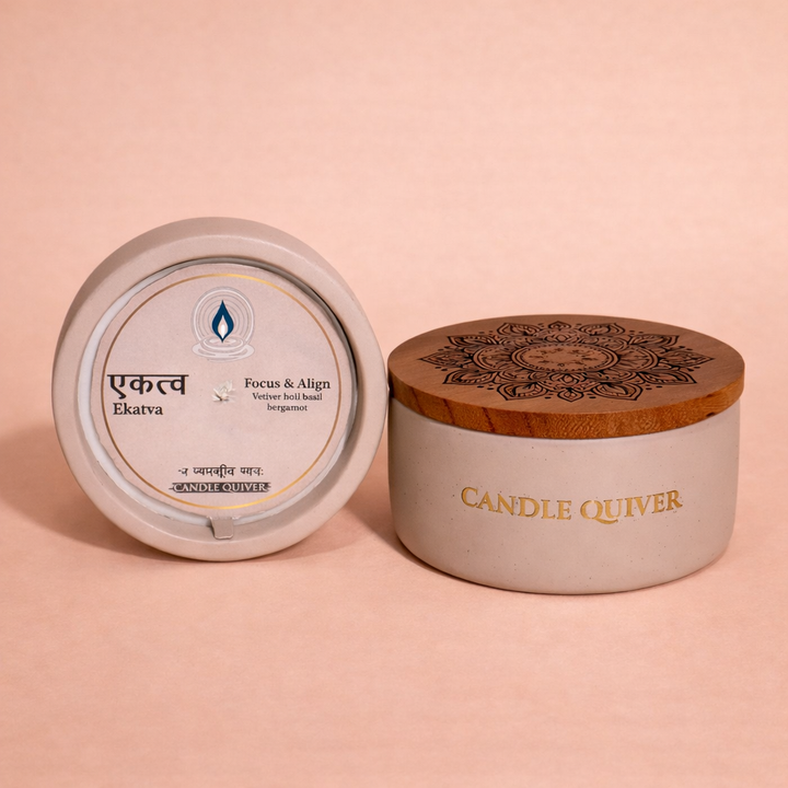 Ekatva Aromatherapy Candle - Focus & Align