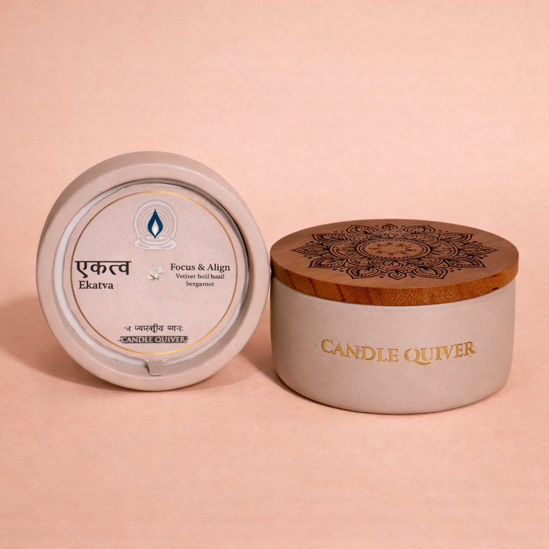 Ekatva Aromatherapy Candle - Focus & Align