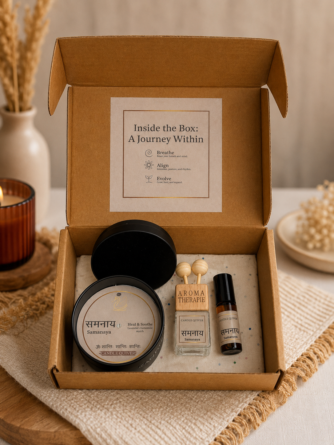Candle Quiver Samanaya Trial Kit - Heal & Soothe