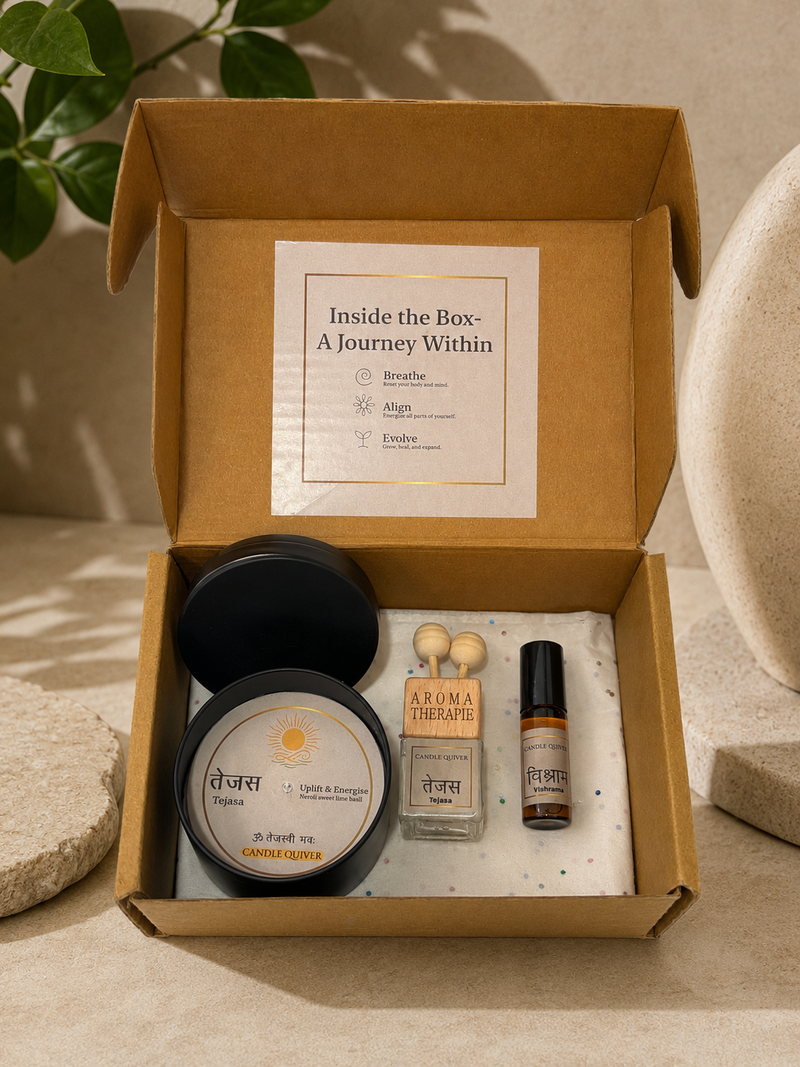 Candle Quiver Tejasa Trial Kit - Uplift & Energise