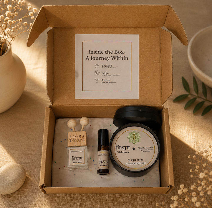 Candle Quiver Vishrama Trial Kit - Clarity & Detox