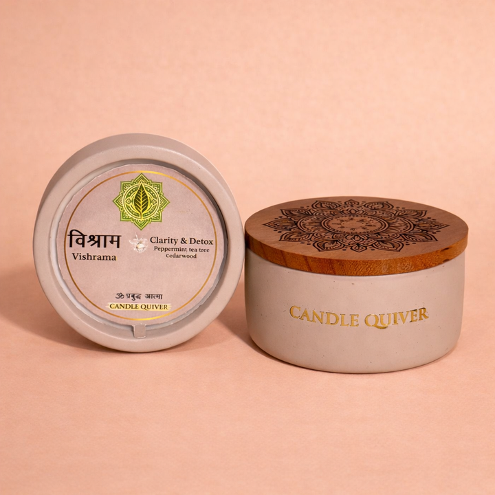 Vishrama Aromatherapy Candle - Clarity & Detox